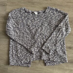 Splendid open back sweater